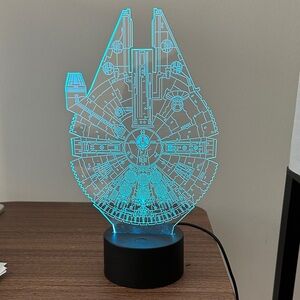 Star Wars Millennium Falcon Acrylic Lamp